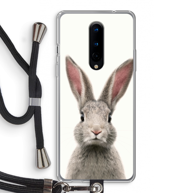 Daisy: OnePlus 8 Transparant Hoesje met koord