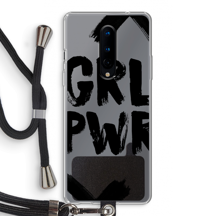 Girl Power #2: OnePlus 8 Transparant Hoesje met koord