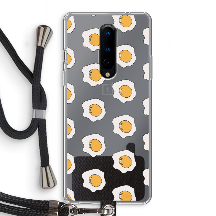 Bacon to my eggs #1: OnePlus 8 Transparant Hoesje met koord
