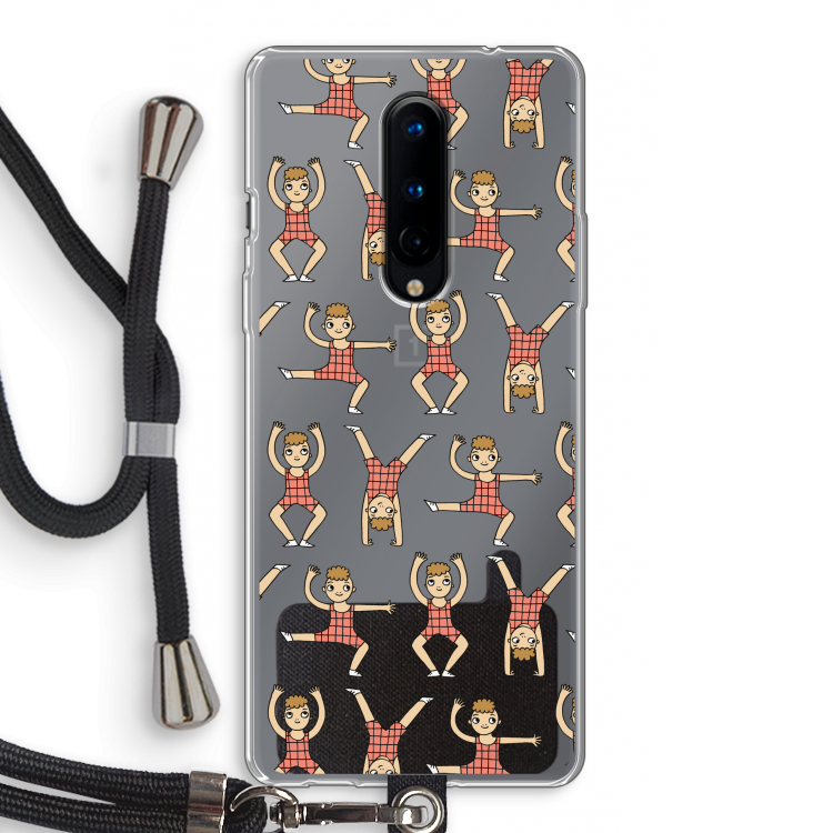 Gymboys: OnePlus 8 Transparant Hoesje met koord