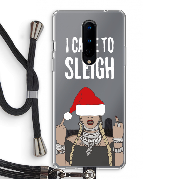 Came To Sleigh: OnePlus 8 Transparant Hoesje met koord