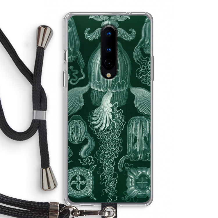 Haeckel Cubomedusae: OnePlus 8 Transparant Hoesje met koord
