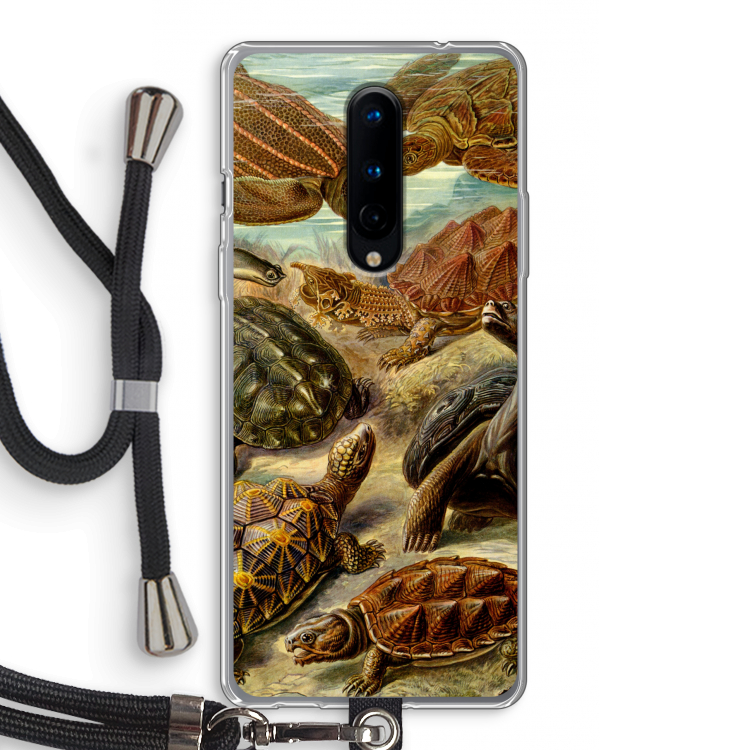 Haeckel Chelonia: OnePlus 8 Transparant Hoesje met koord