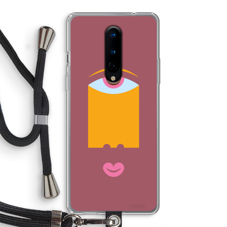 Mono V: OnePlus 8 Transparant Hoesje met koord