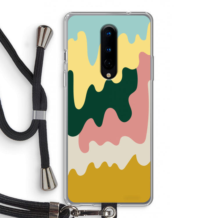 Baar B: OnePlus 8 Transparant Hoesje met koord