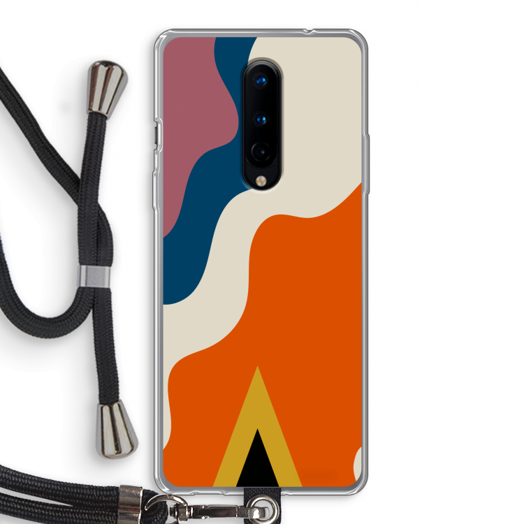 Noor A: OnePlus 8 Transparant Hoesje met koord