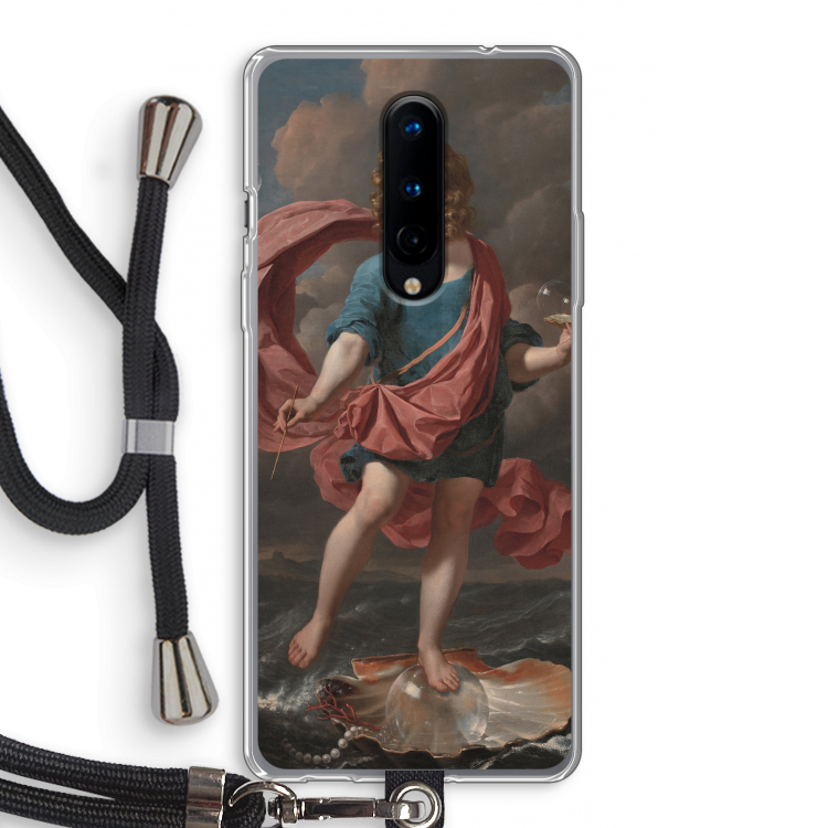 Soap Bubbles: OnePlus 8 Transparant Hoesje met koord