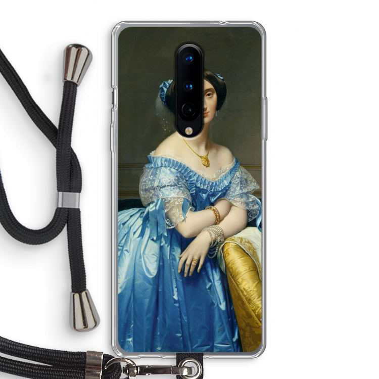 Eleonore: OnePlus 8 Transparant Hoesje met koord