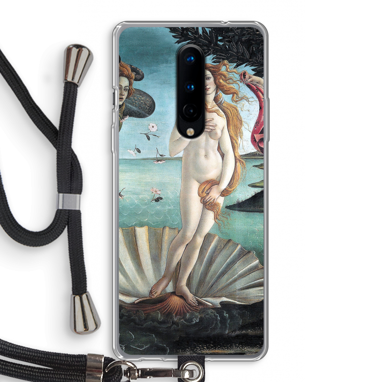 Birth Of Venus: OnePlus 8 Transparant Hoesje met koord