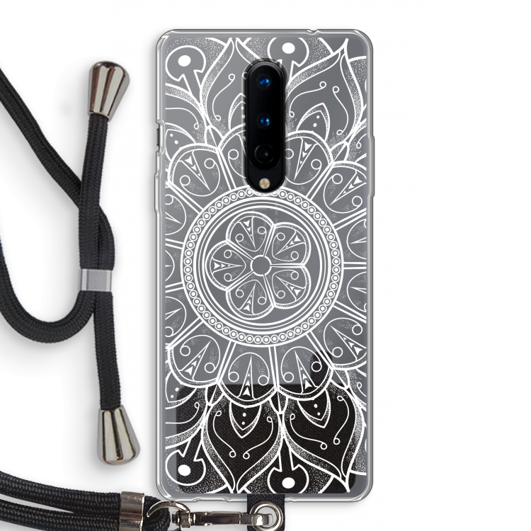 Roses Are Red: OnePlus 8 Transparant Hoesje met koord