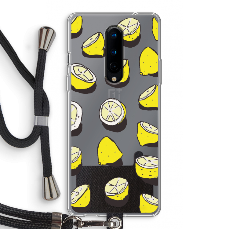When Life Gives You Lemons...: OnePlus 8 Transparant Hoesje met koord