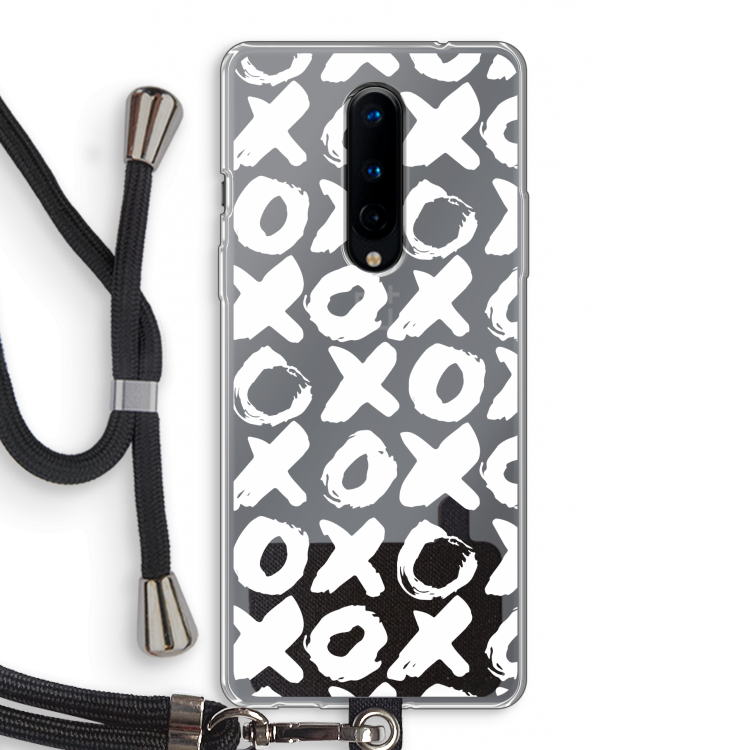 XOXO: OnePlus 8 Transparant Hoesje met koord