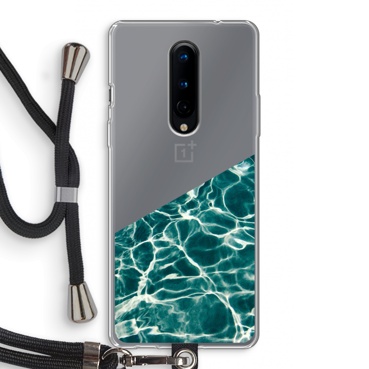 Weerkaatsing water: OnePlus 8 Transparant Hoesje met koord