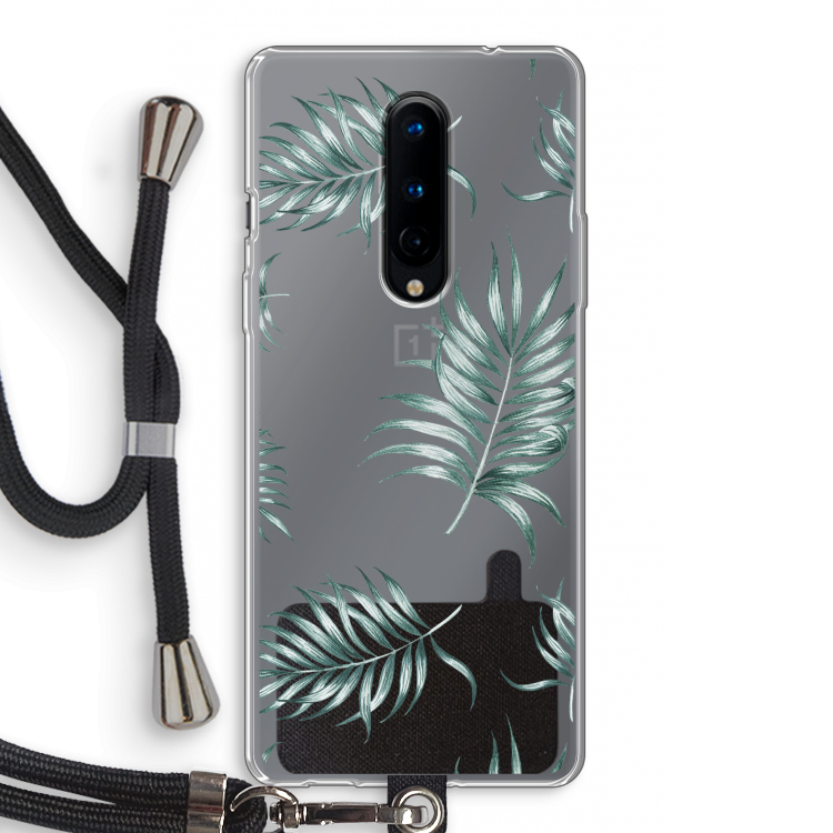Simple leaves: OnePlus 8 Transparant Hoesje met koord