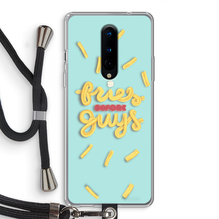 Always fries: OnePlus 8 Transparant Hoesje met koord