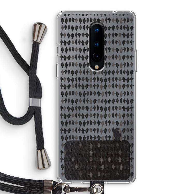 Crazy shapes: OnePlus 8 Transparant Hoesje met koord