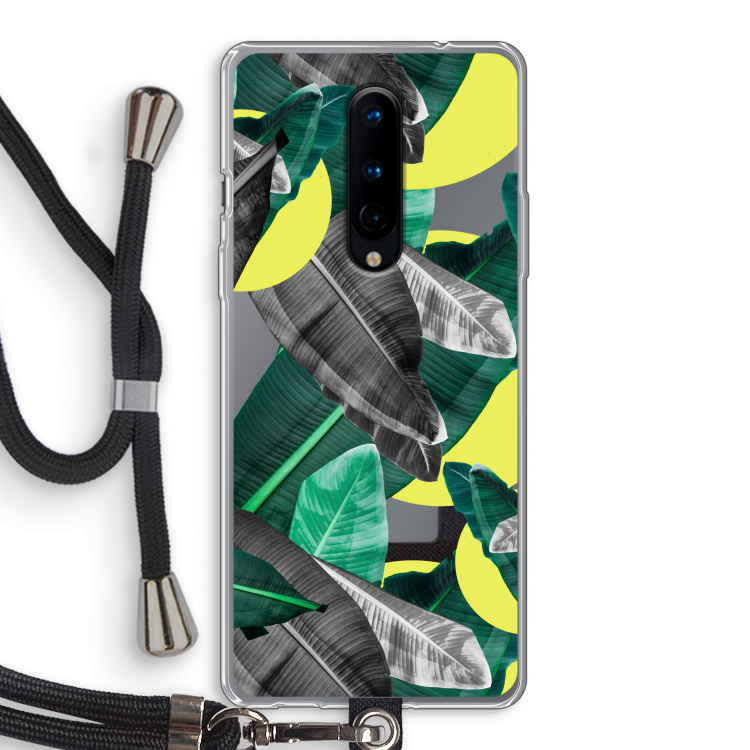 Fantasie jungle: OnePlus 8 Transparant Hoesje met koord