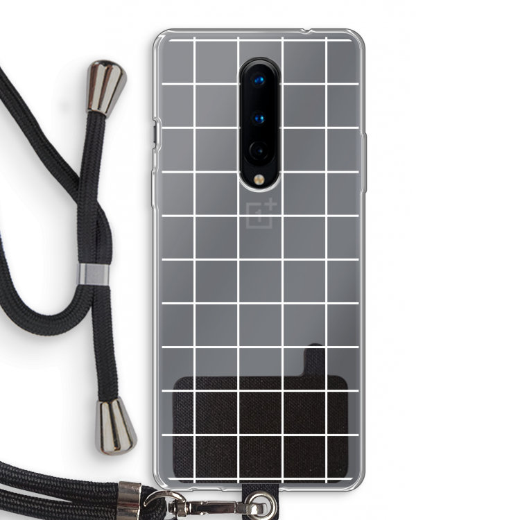 Rooster 2: OnePlus 8 Transparant Hoesje met koord