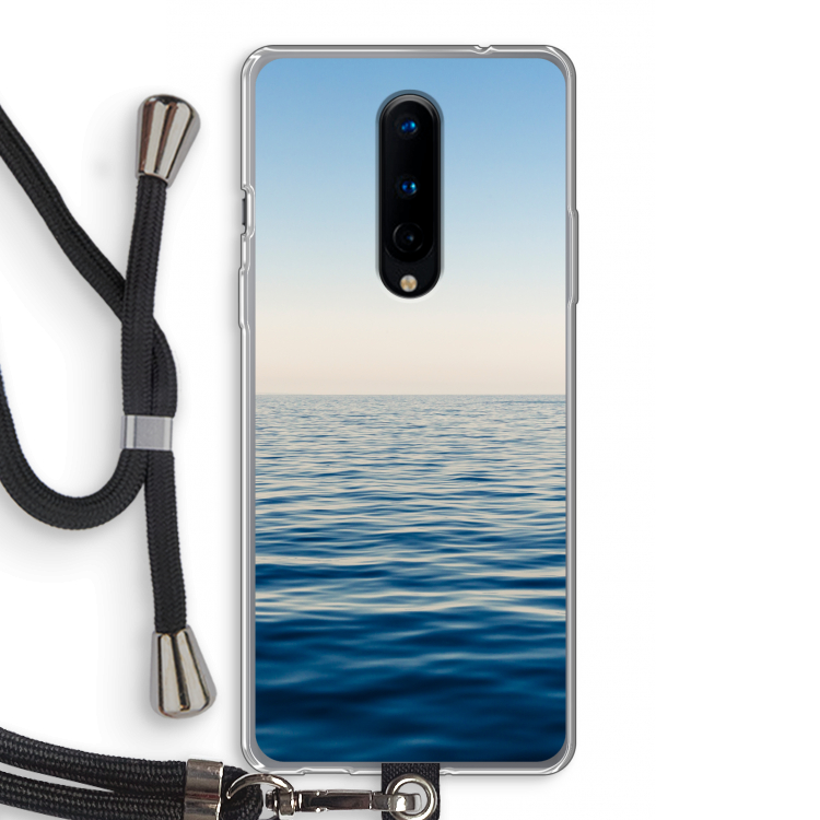 Water horizon: OnePlus 8 Transparant Hoesje met koord