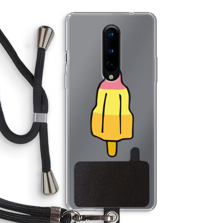 Raketijsje: OnePlus 8 Transparant Hoesje met koord