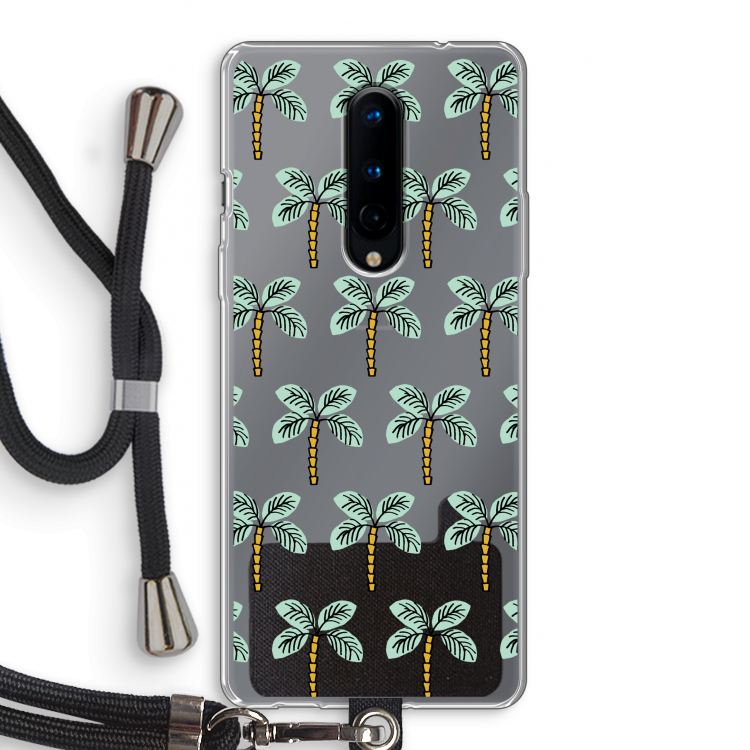 Paradise: OnePlus 8 Transparant Hoesje met koord