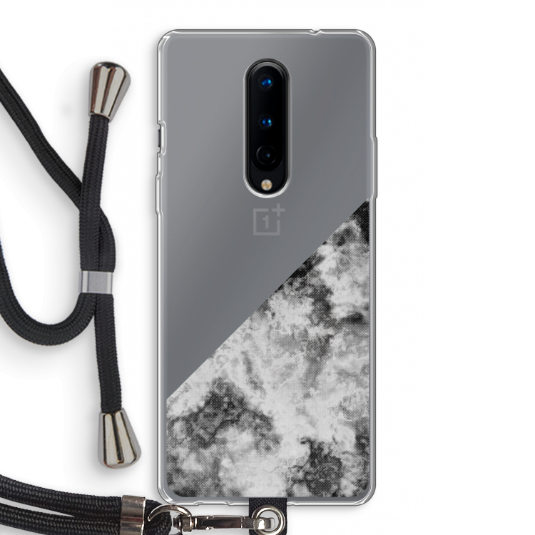 Onweer: OnePlus 8 Transparant Hoesje met koord