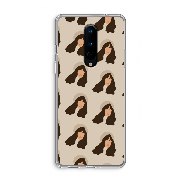 Bonjour mon amour: OnePlus 8 Transparant Hoesje
