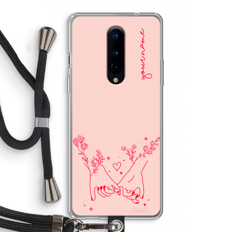 Best Friends: OnePlus 8 Transparant Hoesje met koord