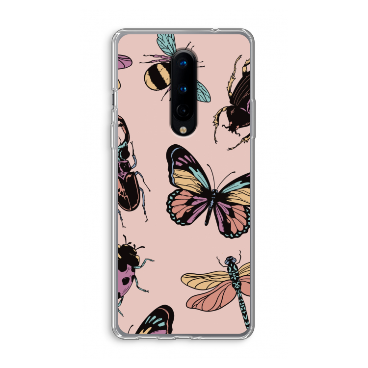 Tiny Bugs: OnePlus 8 Transparant Hoesje