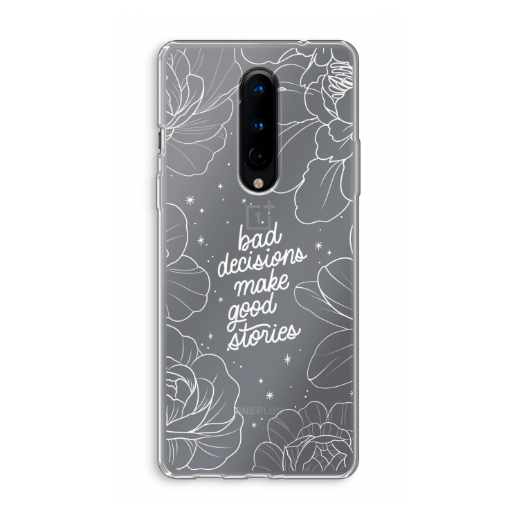 Good stories: OnePlus 8 Transparant Hoesje