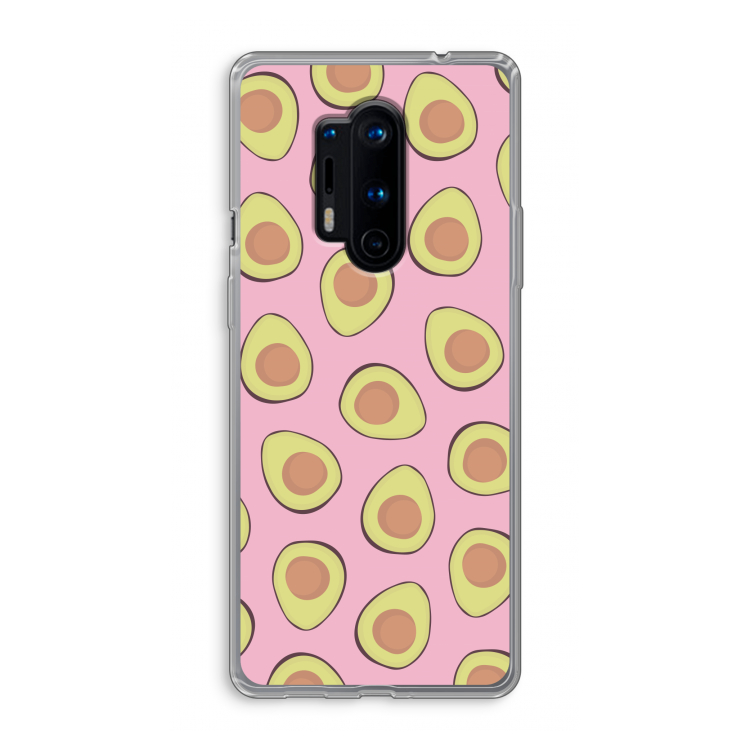 Dancing avocados: OnePlus 8 Pro Transparant Hoesje