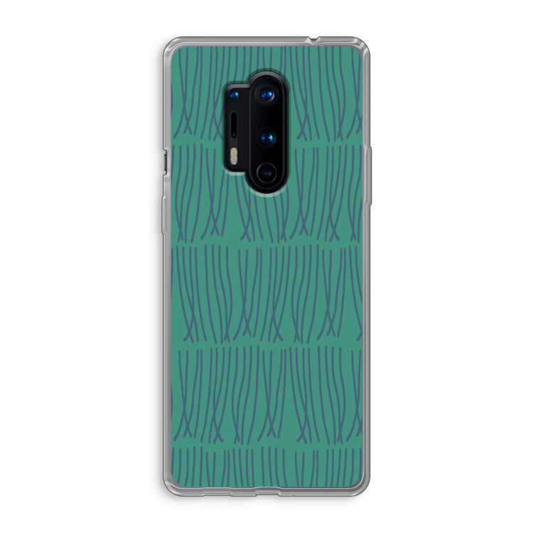 Swirls: OnePlus 8 Pro Transparant Hoesje