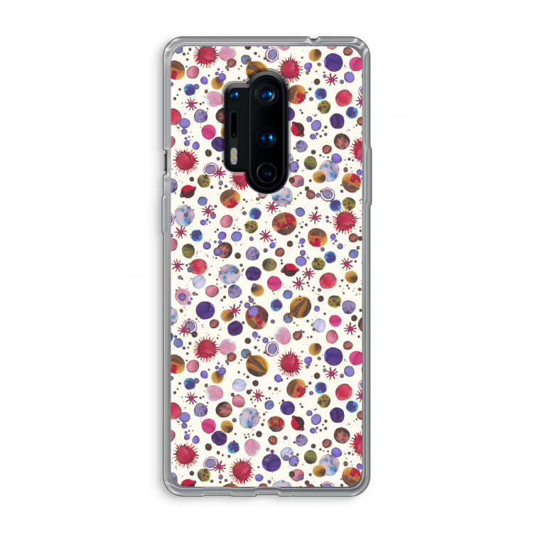 Planets Space: OnePlus 8 Pro Transparant Hoesje