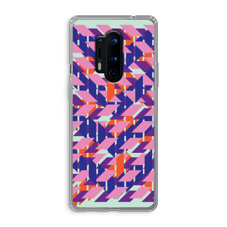 Skew Blush 3: OnePlus 8 Pro Transparant Hoesje