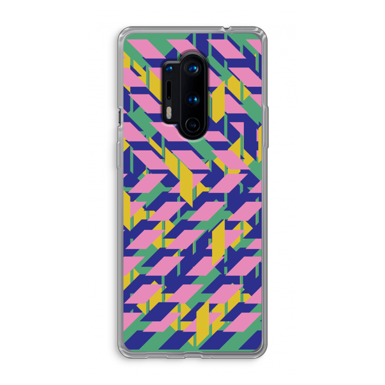 Skew Blush 1: OnePlus 8 Pro Transparant Hoesje
