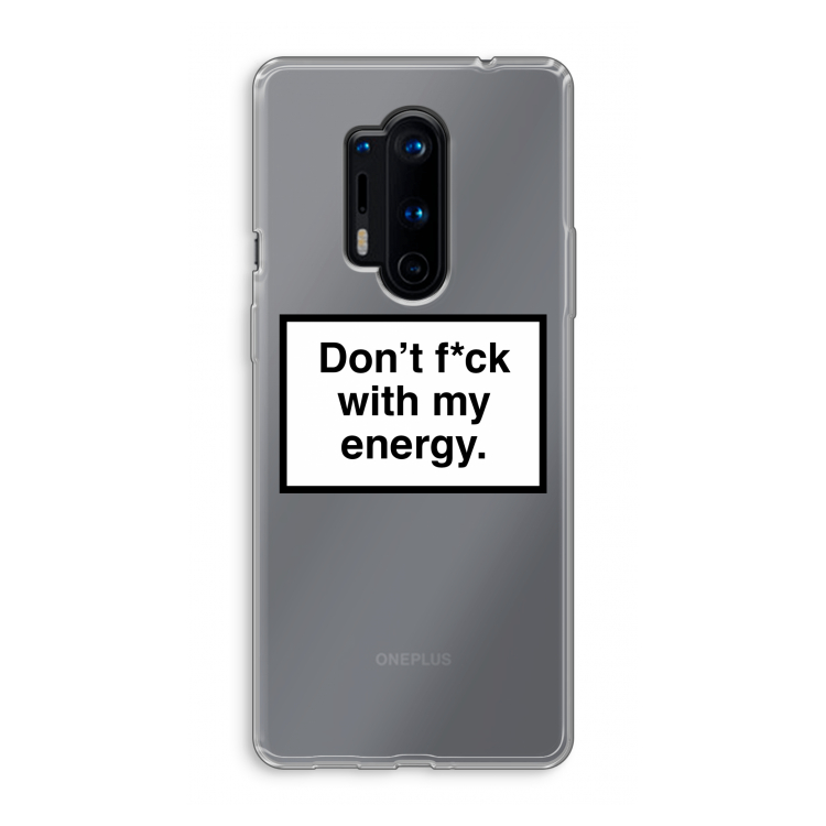 My energy: OnePlus 8 Pro Transparant Hoesje