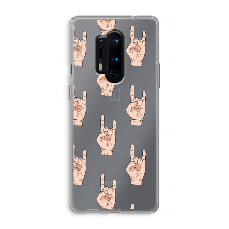 Rock: OnePlus 8 Pro Transparant Hoesje