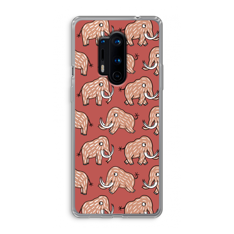 Mammoet: OnePlus 8 Pro Transparant Hoesje