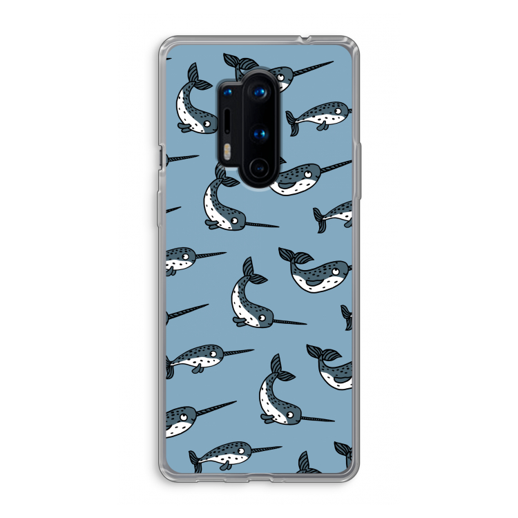 Narwhal: OnePlus 8 Pro Transparant Hoesje
