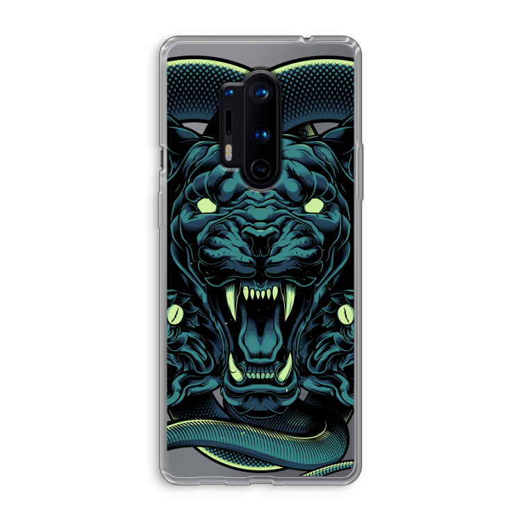 Cougar and Vipers: OnePlus 8 Pro Transparant Hoesje