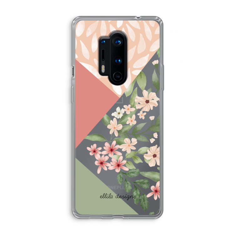 Sweet heaven geometrics: OnePlus 8 Pro Transparant Hoesje
