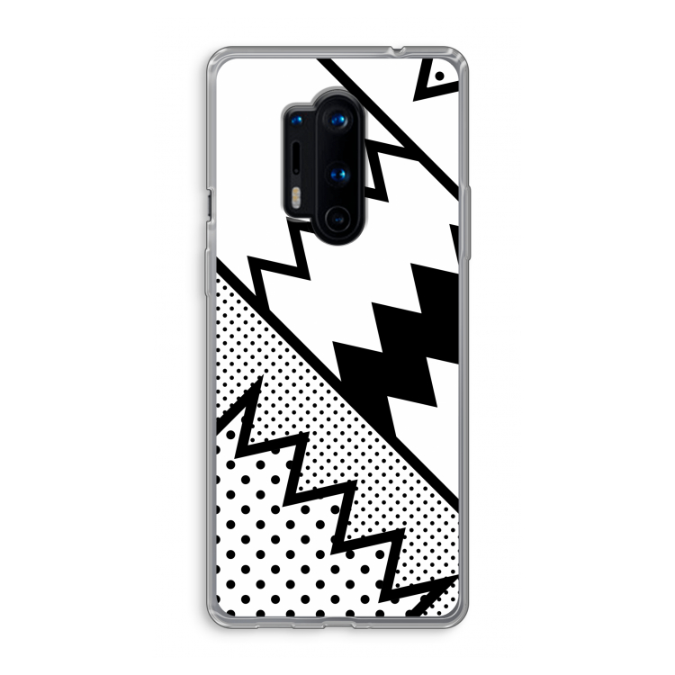 Pop Art #5: OnePlus 8 Pro Transparant Hoesje