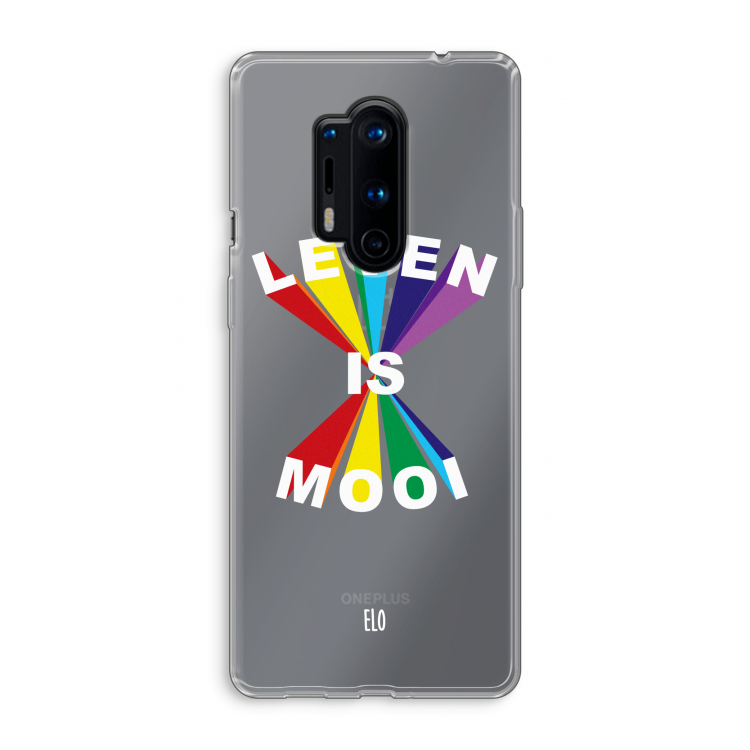 Het Leven Is Mooi: OnePlus 8 Pro Transparant Hoesje