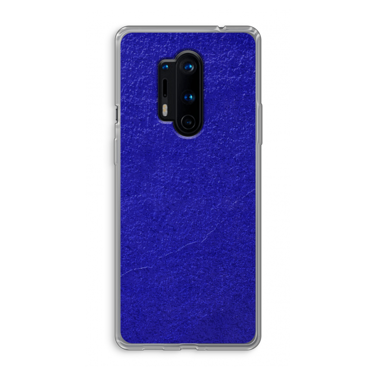 Majorelle Blue: OnePlus 8 Pro Transparant Hoesje