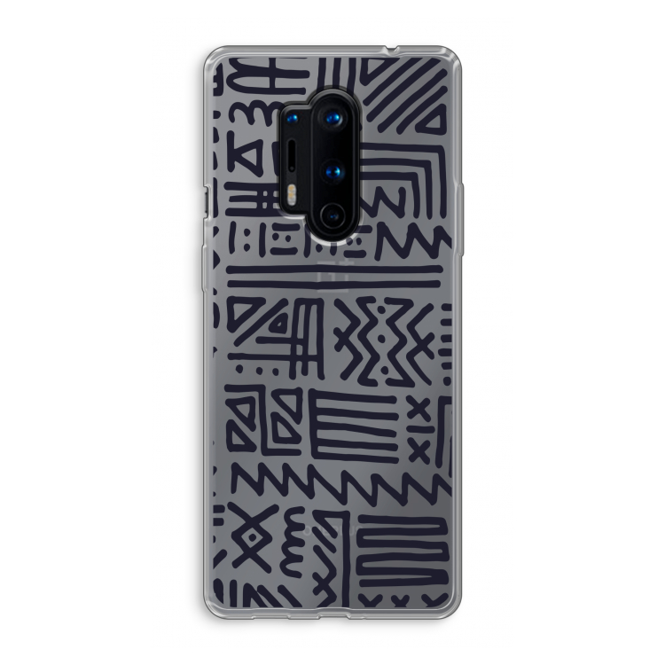 Marrakech print: OnePlus 8 Pro Transparant Hoesje