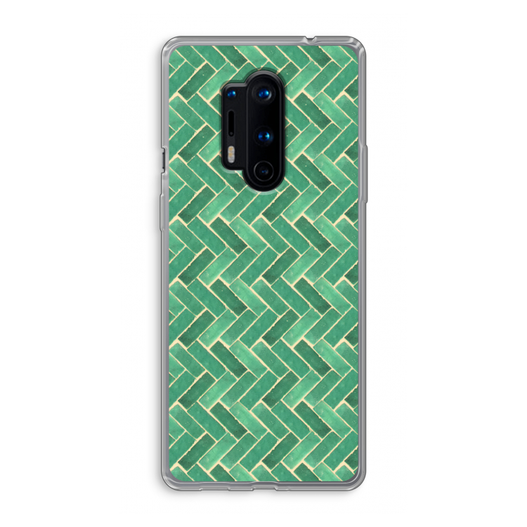 Moroccan tiles 2: OnePlus 8 Pro Transparant Hoesje