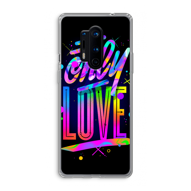 Only Love: OnePlus 8 Pro Transparant Hoesje