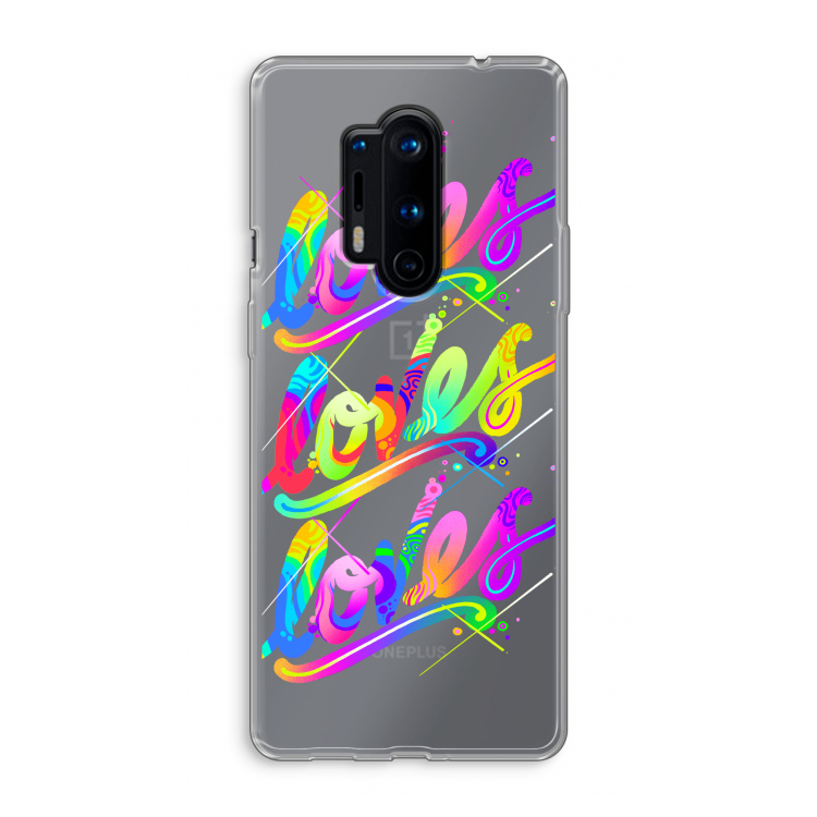 Loves: OnePlus 8 Pro Transparant Hoesje