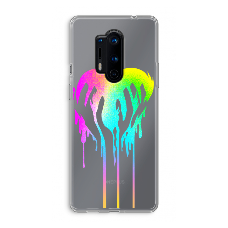 Hold My Heart: OnePlus 8 Pro Transparant Hoesje