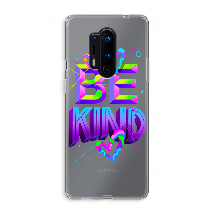 Be Kind: OnePlus 8 Pro Transparant Hoesje